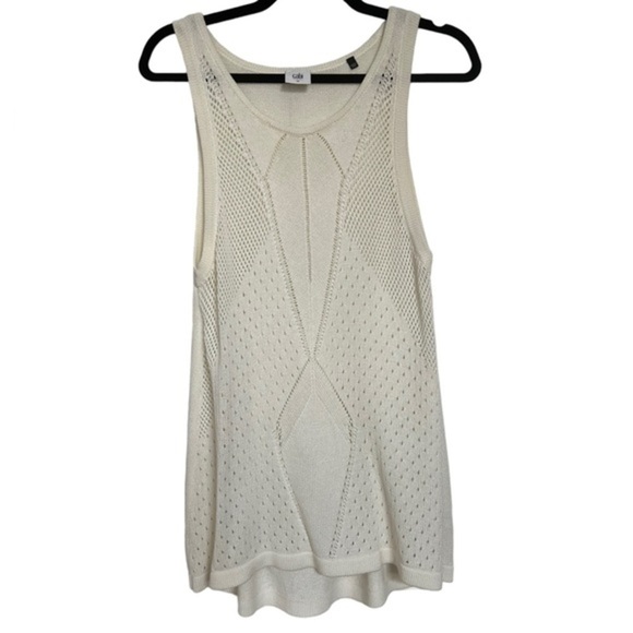 cabi Ivory Tennis Sweater (M) - Picture 3 of 8